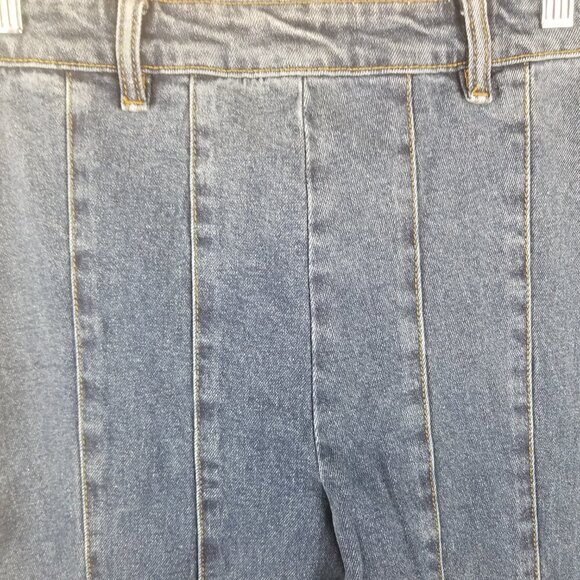 NWT Bebe High Waist Women's Wide Leg Western Jeans Sz 27 - Picture 5 of 8